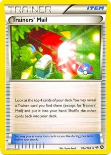 Trainers' Mail (92a/108) (Alternate Art Promo) [XY: Roaring Skies] | All Aboard Games