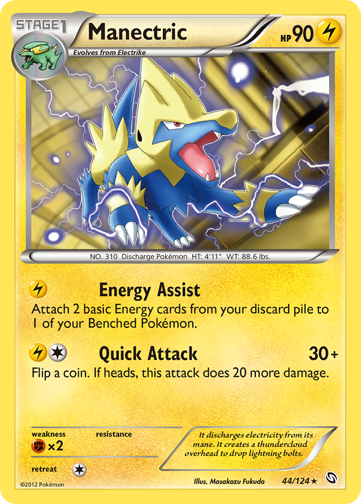 Manectric (44/124) [Black & White: Dragons Exalted] | All Aboard Games