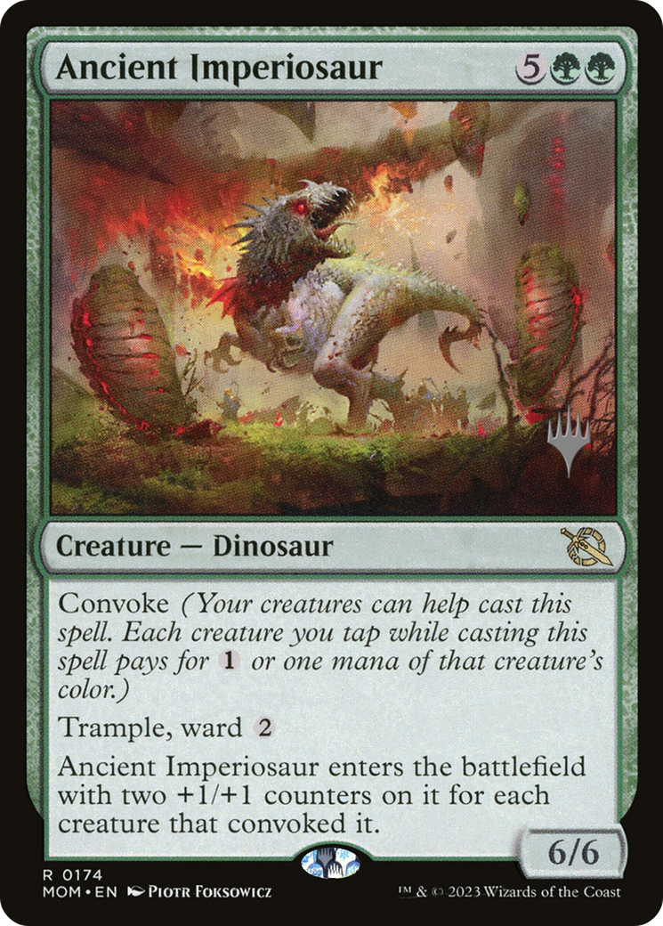 Ancient Imperiosaur (Promo Pack) [March of the Machine Promos] | All Aboard Games