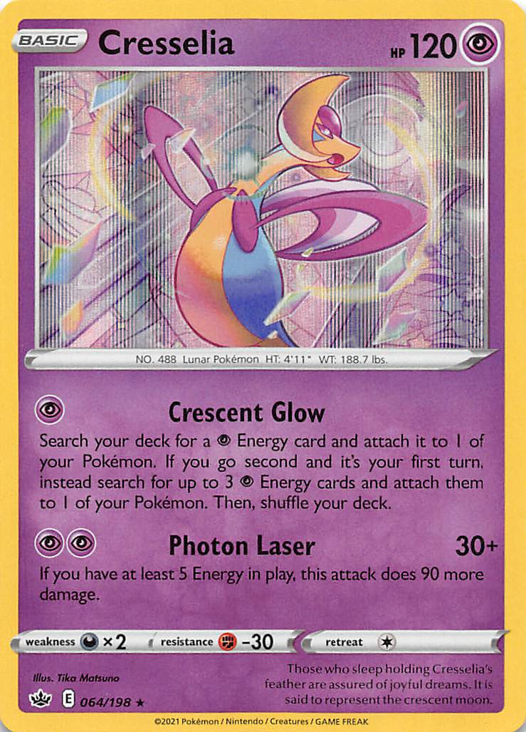 Cresselia (064/198) [Sword & Shield: Chilling Reign] | All Aboard Games