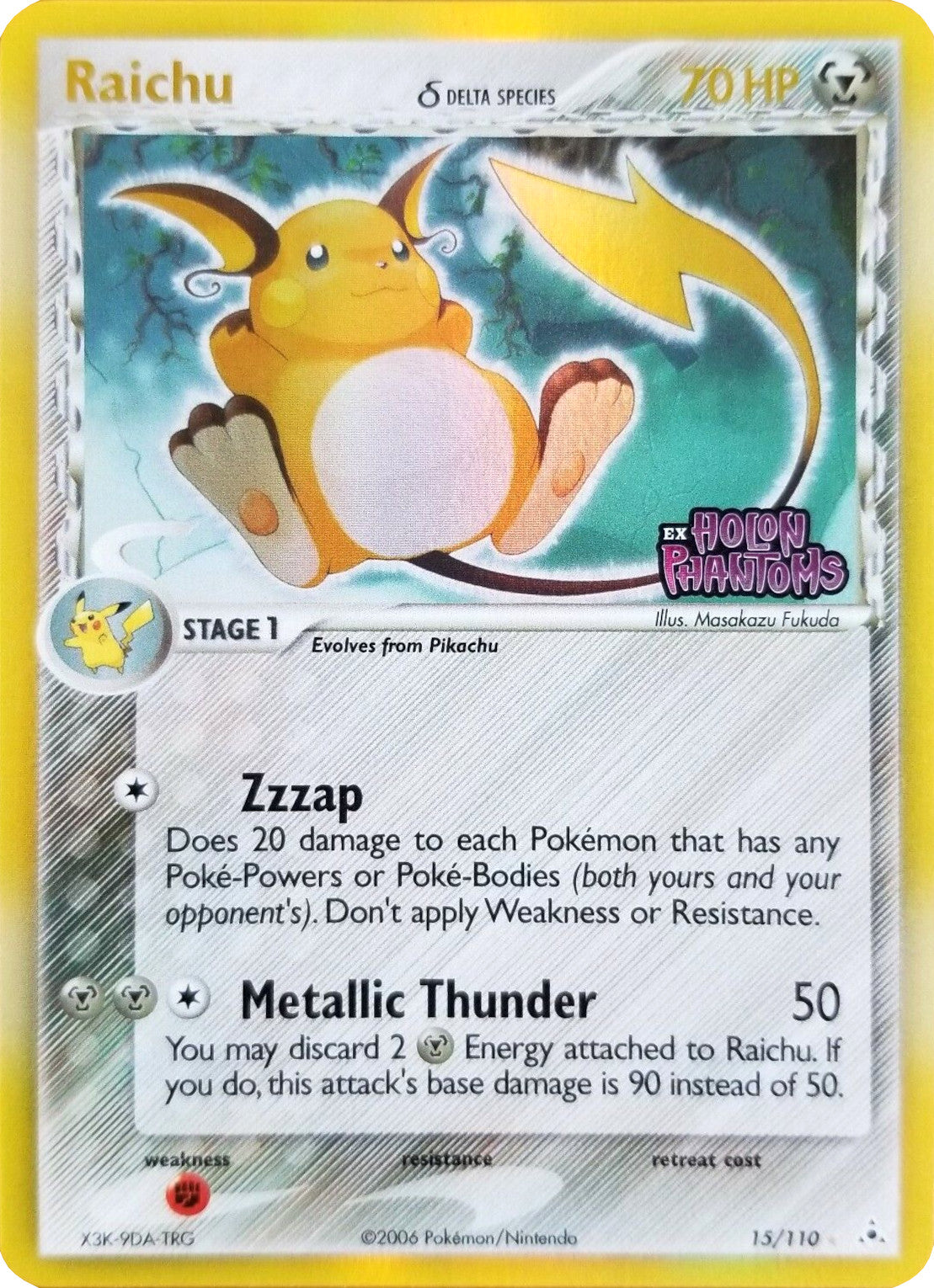 Raichu (15/110) (Delta Species) (Stamped) [EX: Holon Phantoms] | All Aboard Games