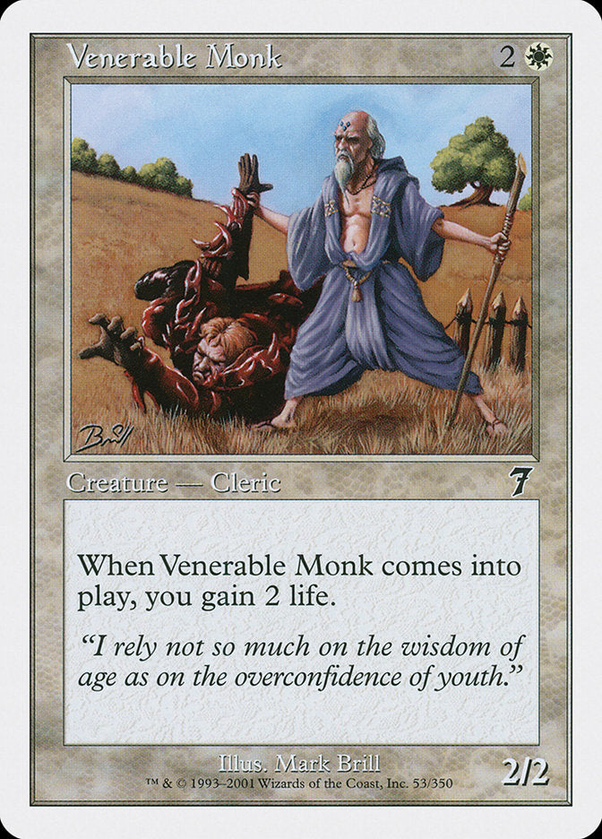 Venerable Monk [Seventh Edition] | All Aboard Games