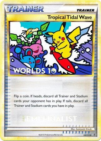 Tropical Tidal Wave (HGSS18) (Semi Finalist) [HeartGold & SoulSilver: Black Star Promos] | All Aboard Games