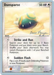 Dunsparce (60/100) (Team Rushdown - Kevin Nguyen) [World Championships 2004] | All Aboard Games
