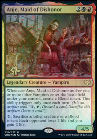 Anje, Maid of Dishonor [Innistrad: Crimson Vow Prerelease Promos] | All Aboard Games