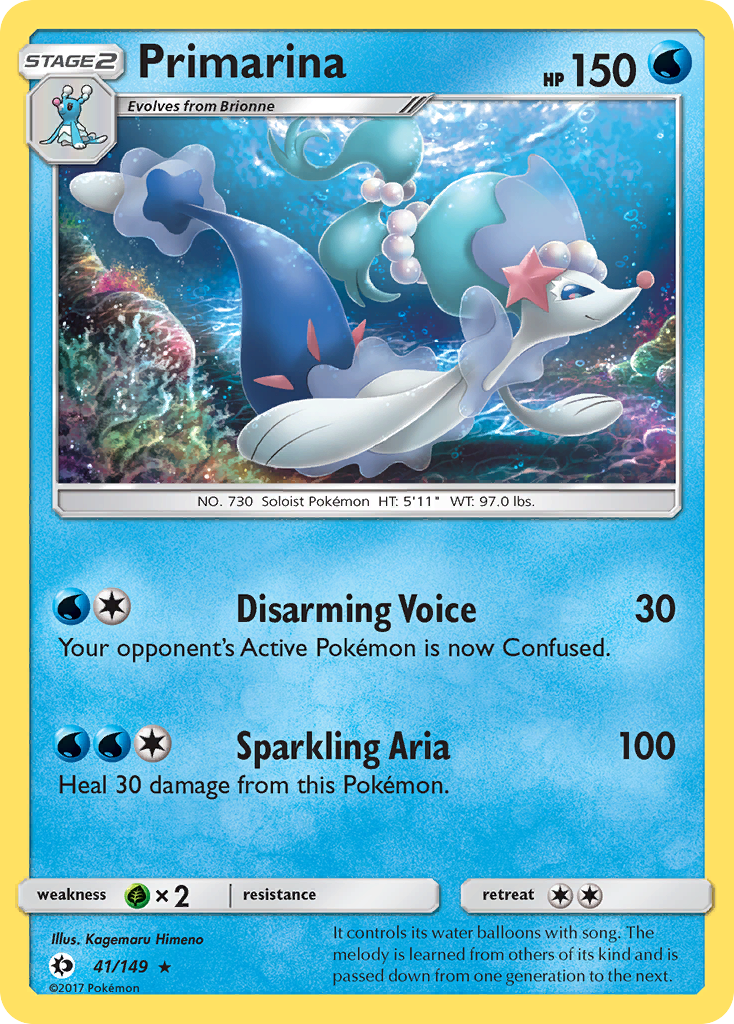 Primarina (41/149) [Sun & Moon: Base Set] | All Aboard Games