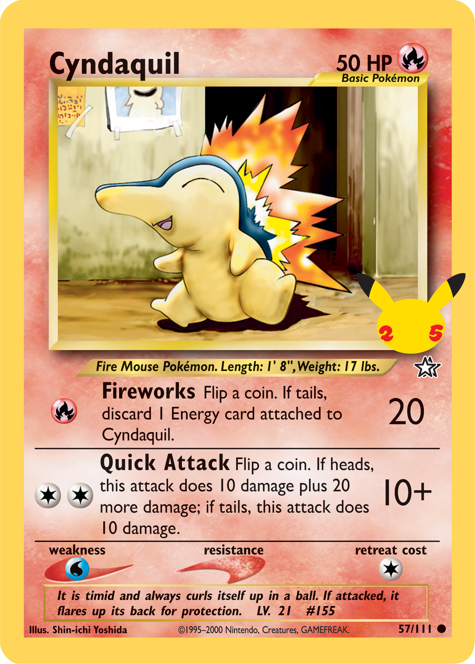 Cyndaquil (57/111) [First Partner Pack] | All Aboard Games