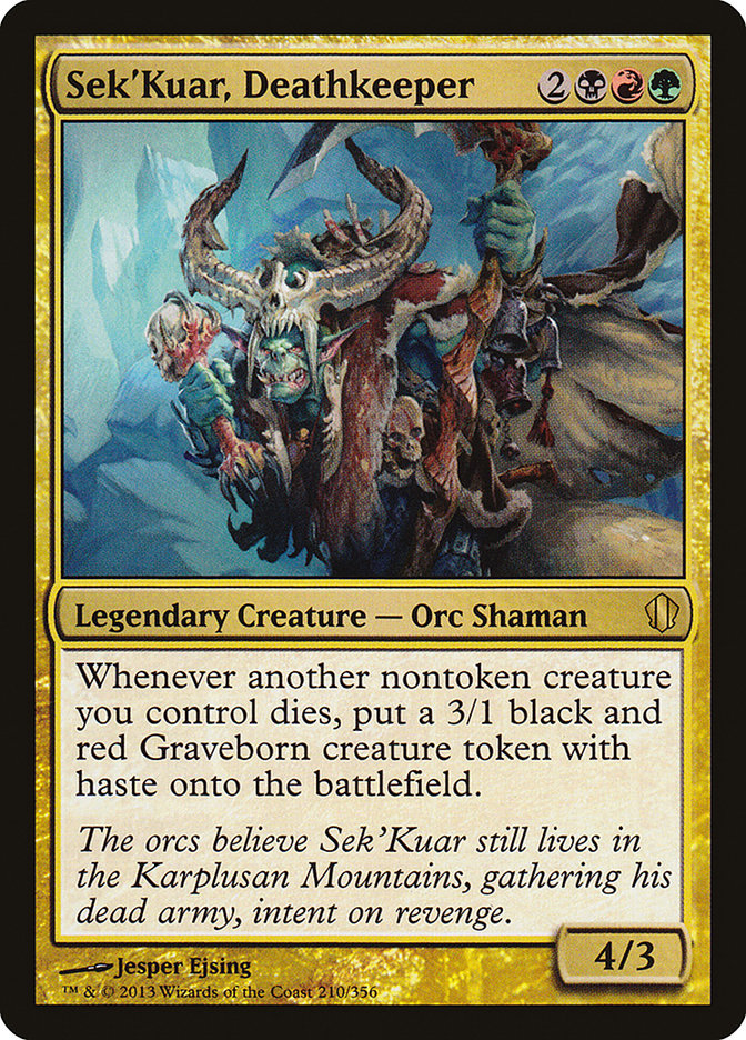 Sek'Kuar, Deathkeeper [Commander 2013] | All Aboard Games