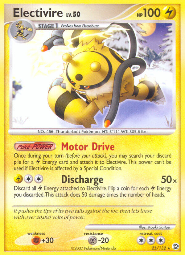 Electivire (25/132) (Theme Deck Exclusive) [Diamond & Pearl: Secret Wonders] | All Aboard Games