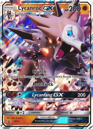 Lycanroc GX (SM14) (Jumbo Card) [Sun & Moon: Black Star Promos] | All Aboard Games