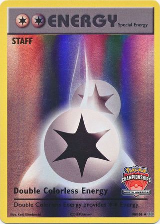 Double Colorless Energy (90/108) (NA Championship Promo Staff) [XY: Evolutions] | All Aboard Games