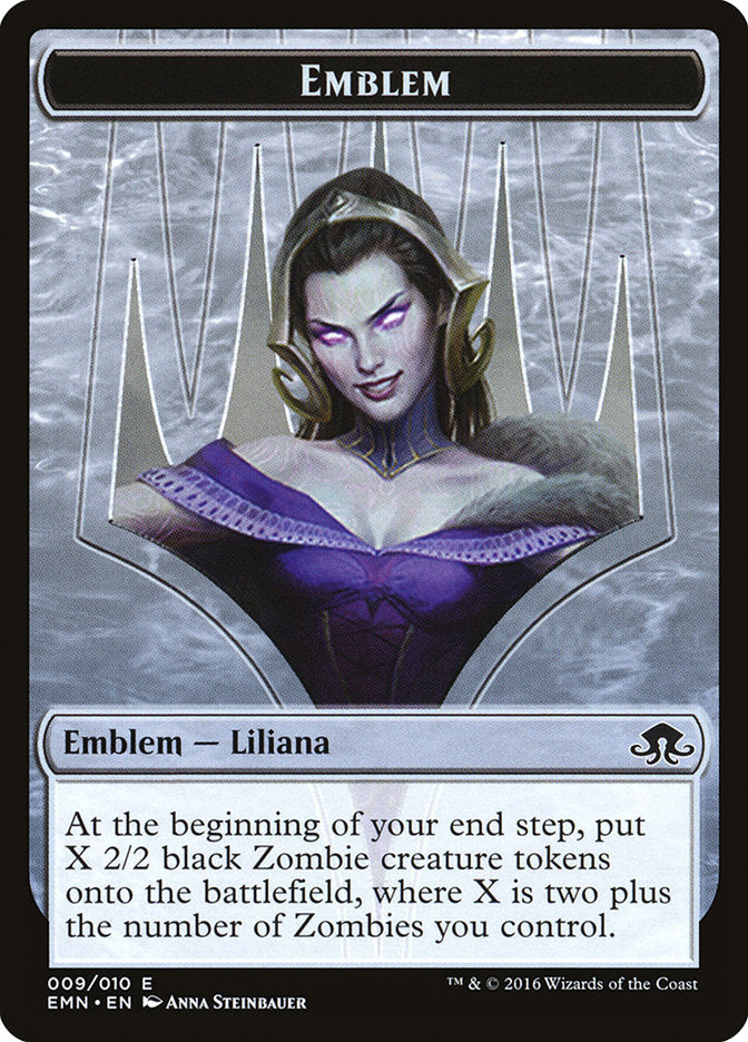Liliana, the Last Hope Emblem [Eldritch Moon Tokens] | All Aboard Games