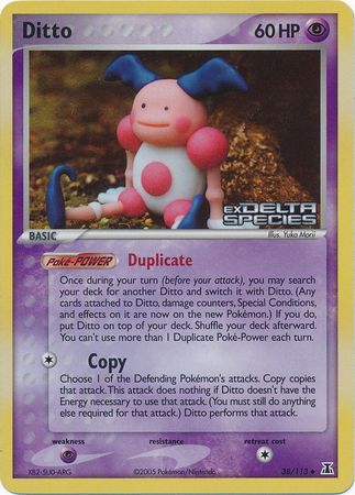 Ditto (38/113) (Stamped) [EX: Delta Species] | All Aboard Games