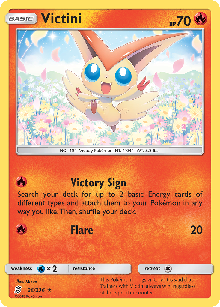 Victini (26/236) [Sun & Moon: Unified Minds] | All Aboard Games