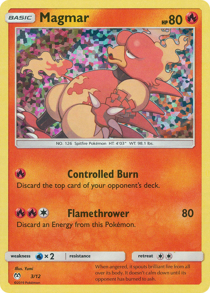 Magmar (3/12) [McDonald's Promos: 2019 Collection] | All Aboard Games