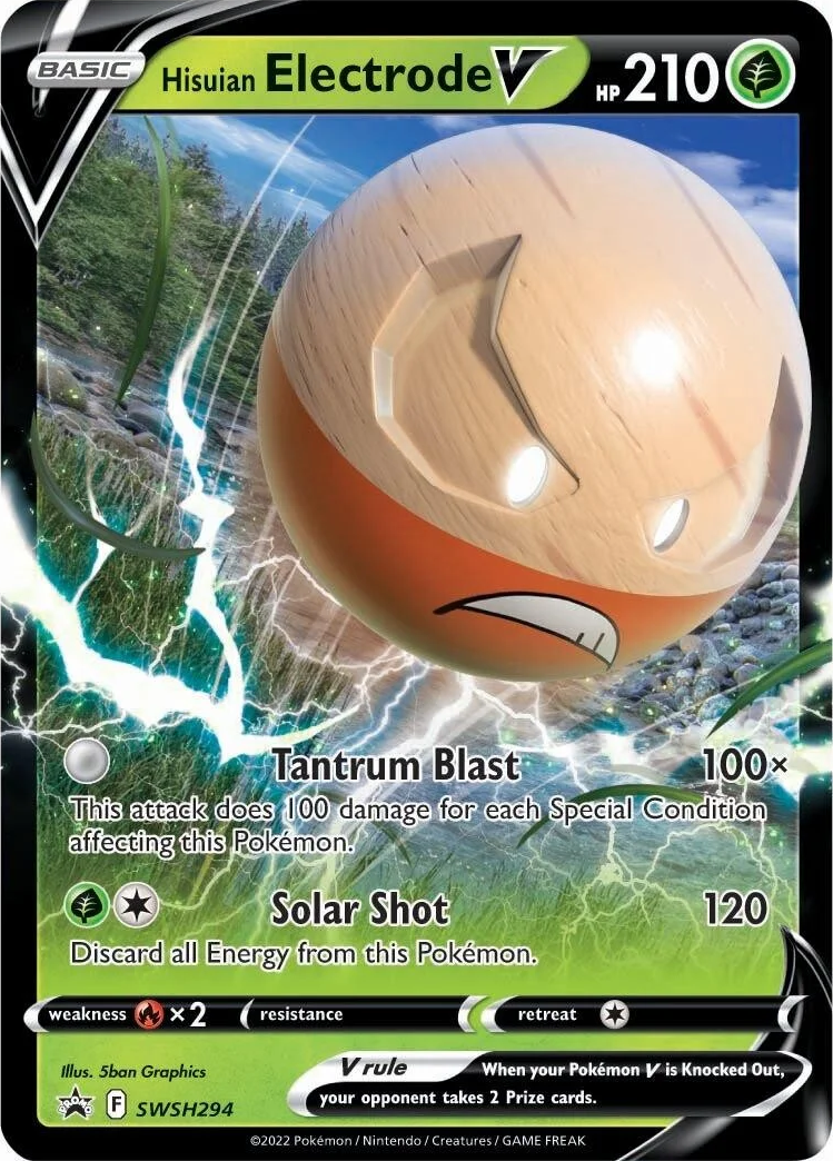 Hisuian Electrode V (SWSH294) [Sword & Shield: Black Star Promos] | All Aboard Games