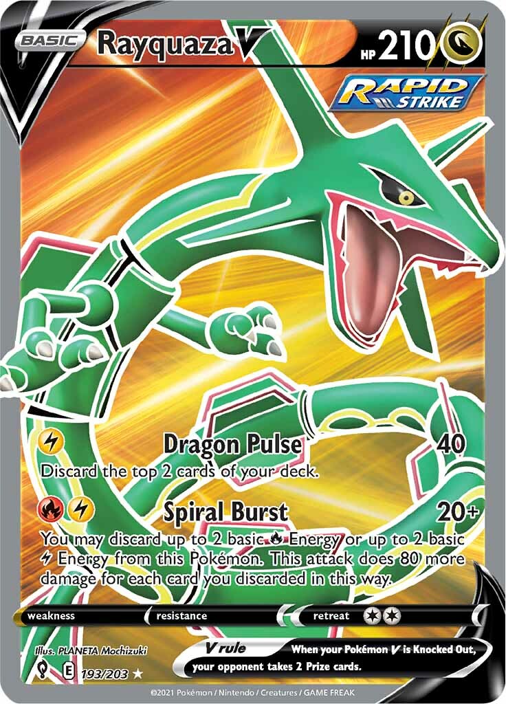 Rayquaza V (193/203) [Sword & Shield: Evolving Skies] | All Aboard Games