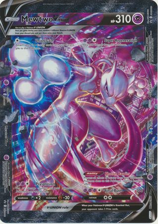 Mewtwo V-Union (Jumbo Card) [Sword & Shield: Black Star Promos] | All Aboard Games