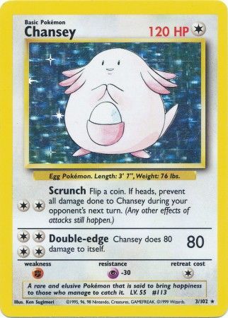 Chansey (3/102) [Base Set Unlimited] | All Aboard Games