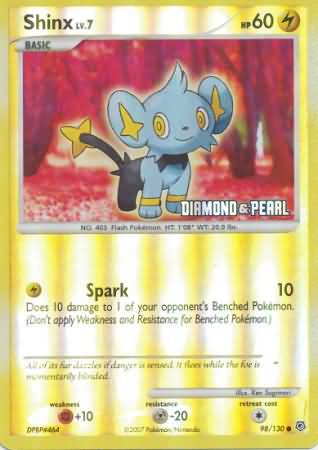 Shinx (98/130) [Burger King Promos: 2008 Collection] | All Aboard Games