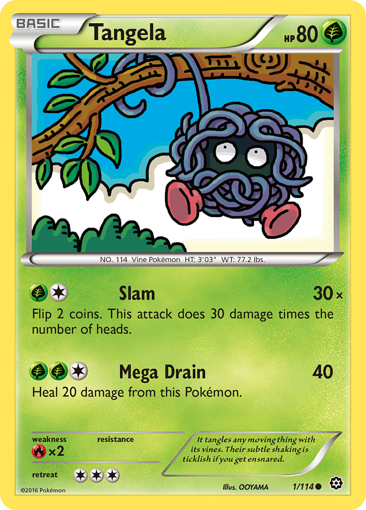 Tangela (1/114) [XY: Steam Siege] | All Aboard Games