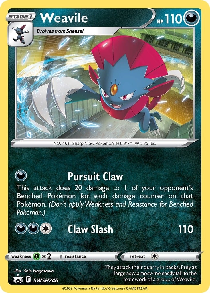 Weavile (SWSH246) [Sword & Shield: Black Star Promos] | All Aboard Games