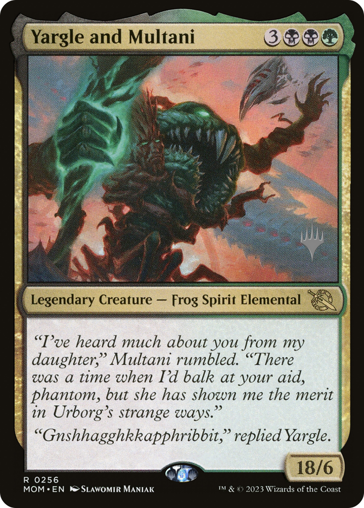 Yargle and Multani (Promo Pack) [March of the Machine Promos] | All Aboard Games