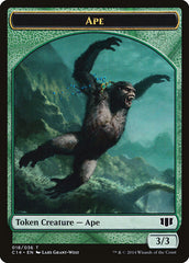 Ape // Zombie (011/036) Double-sided Token [Commander 2014 Tokens] | All Aboard Games
