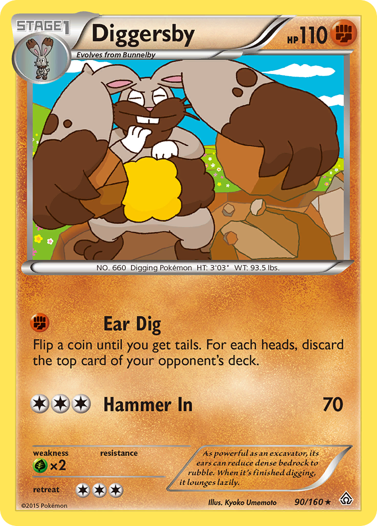 Diggersby (90/160) [XY: Primal Clash] | All Aboard Games