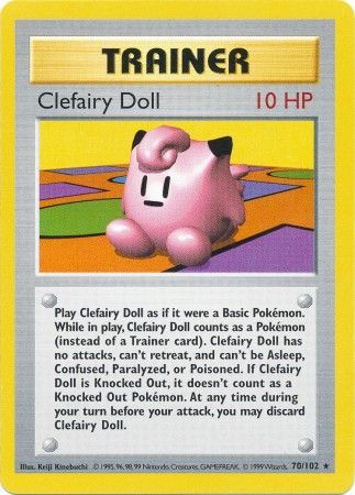 Clefairy Doll (70/102) [Base Set Shadowless Unlimited] | All Aboard Games
