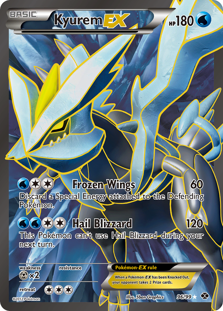 Kyurem EX (96/99) [Black & White: Next Destinies] | All Aboard Games