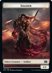 Egg // Soldier Double-sided Token [Double Masters 2022 Tokens] | All Aboard Games