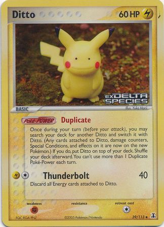 Ditto (39/113) (Stamped) [EX: Delta Species] | All Aboard Games
