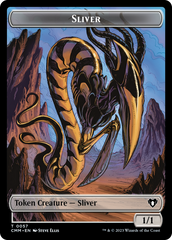 Copy (54) // Sliver Double-Sided Token [Commander Masters Tokens] | All Aboard Games