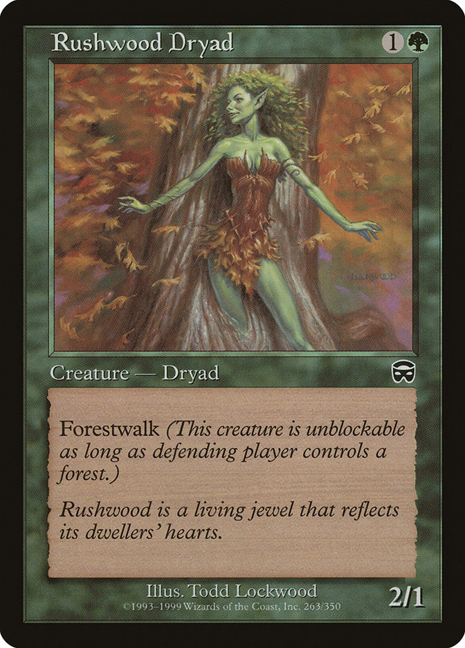 Rushwood Dryad [Mercadian Masques] | All Aboard Games