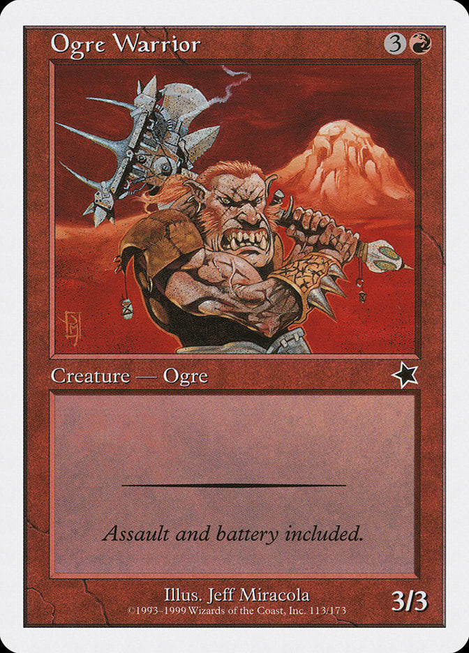 Ogre Warrior [Starter 1999] | All Aboard Games