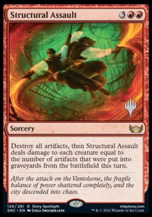 Structural Assault (Promo Pack) [Streets of New Capenna Promos] | All Aboard Games