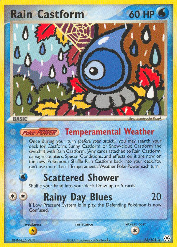 Rain Castform (23/101) [EX: Hidden Legends] | All Aboard Games