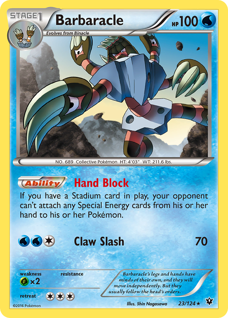 Barbaracle (23/124) [XY: Fates Collide] | All Aboard Games