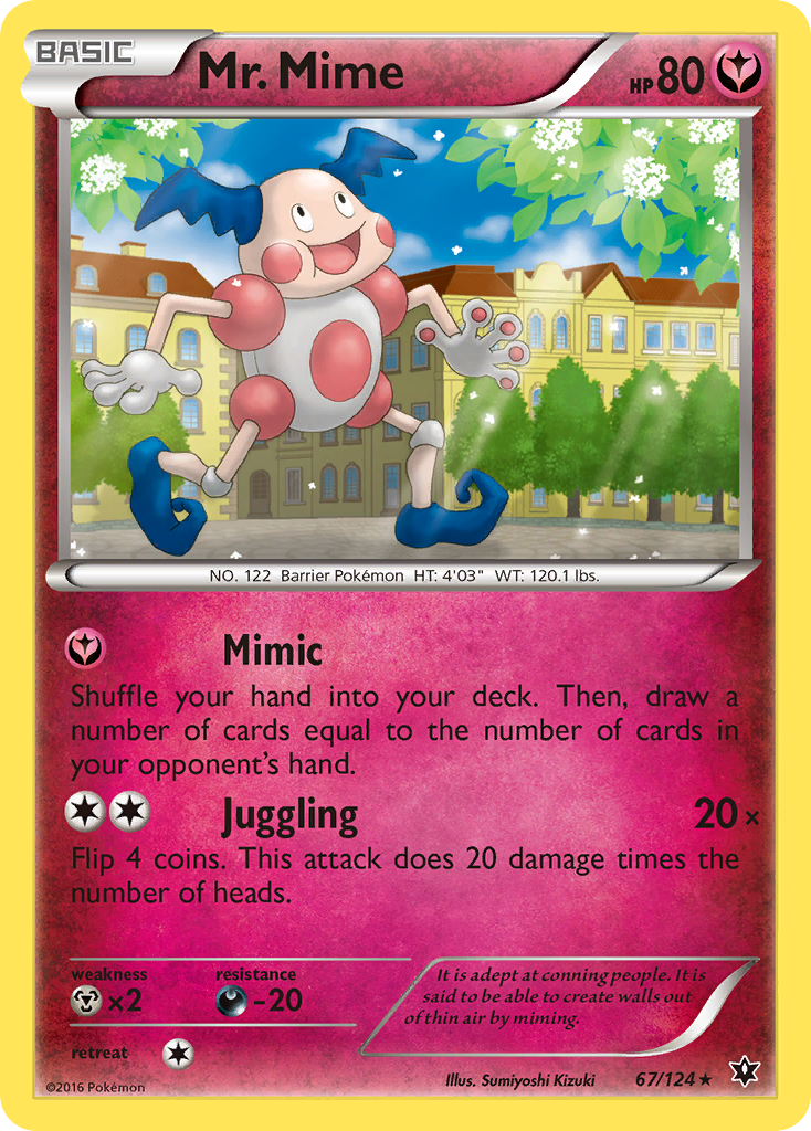 Mr. Mime (67/124) [XY: Fates Collide] | All Aboard Games