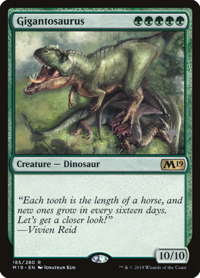 Gigantosaurus (Promo Pack) [Core Set 2019 Promos] | All Aboard Games
