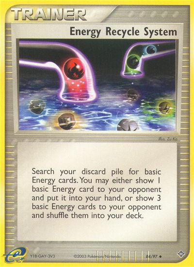 Energy Recycle System (84/97) [EX: Dragon] | All Aboard Games