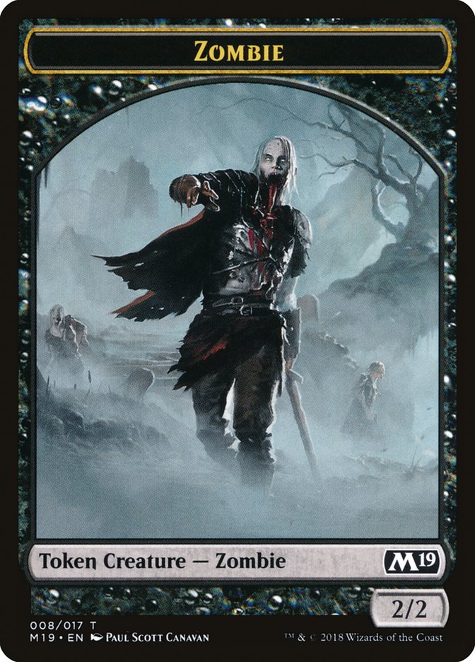 Zombie [Core Set 2019 Tokens] | All Aboard Games