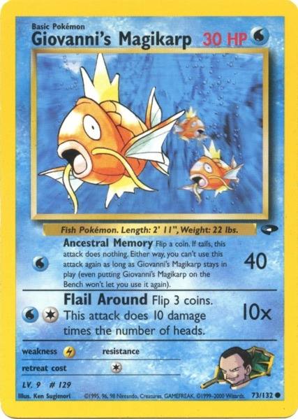 Giovanni's Magikarp (73/132) [Gym Challenge Unlimited] | All Aboard Games