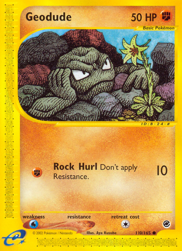 Geodude (110/165) [Expedition: Base Set] | All Aboard Games