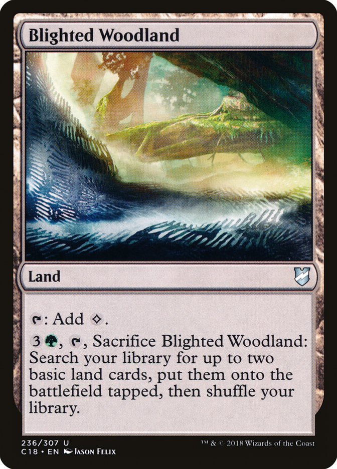 Blighted Woodland [Commander 2018] | All Aboard Games