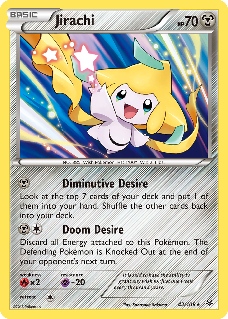 Jirachi (42/108) [XY: Roaring Skies] | All Aboard Games