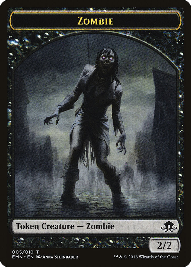 Zombie (005/010) [Eldritch Moon Tokens] | All Aboard Games