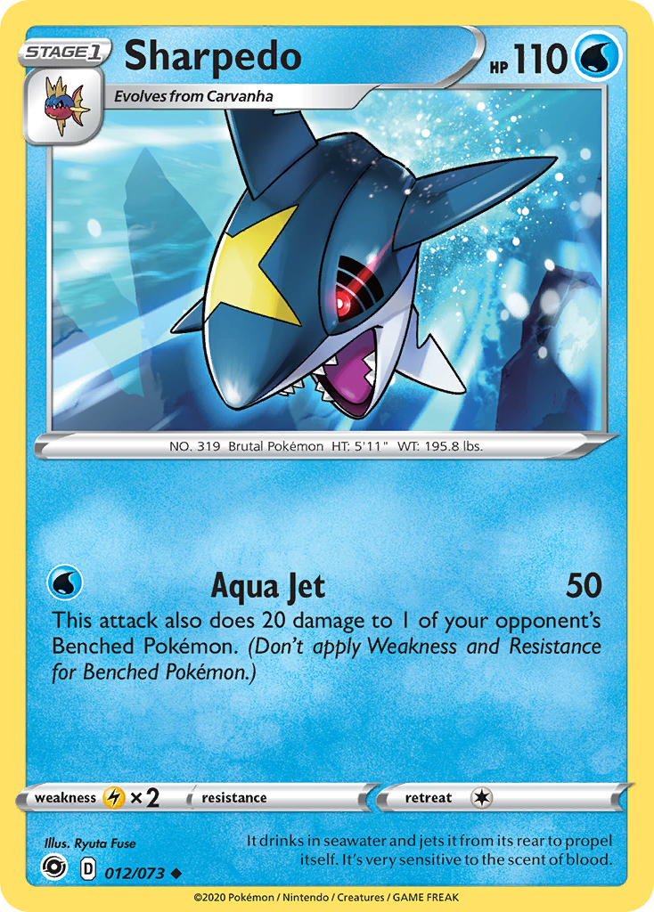 Sharpedo (012/073) [Sword & Shield: Champion's Path] | All Aboard Games