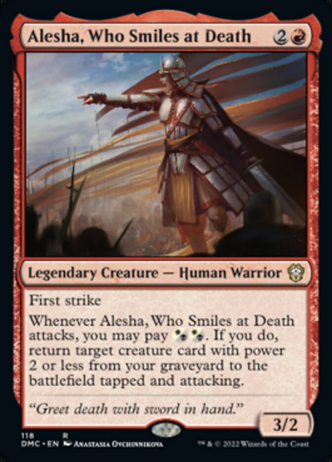 Alesha, Who Smiles at Death [Dominaria United Commander] | All Aboard Games